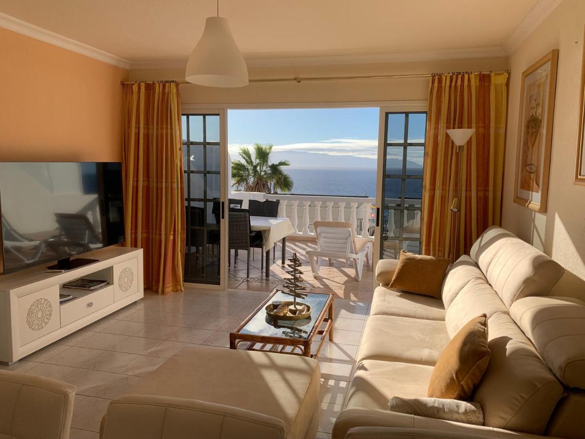 Ocean Pearl Ferienwohnung Teneriffa Süd Los Gigantes Acantilado de los Gigantes Exterior foto